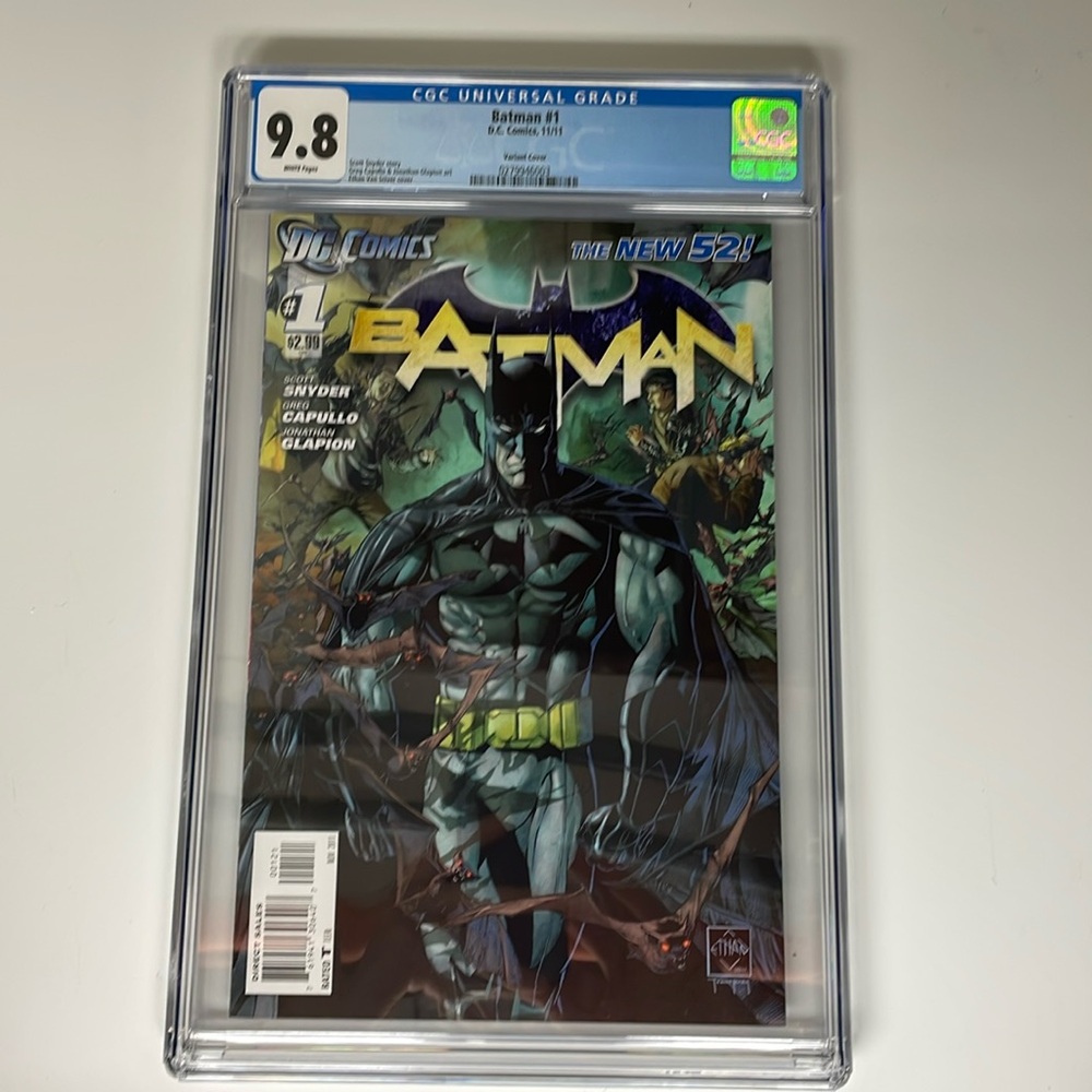 Batman - The New 52! Issue #1 Variant Cover CGC 9.8